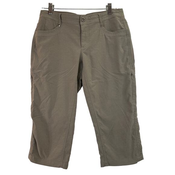 Kuhl Women's Grey Trekr Kapri Pants Size 6 - Picture 1 of 8
